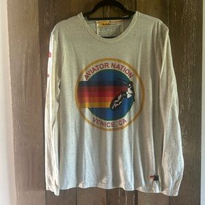 Aviator Nation Long Sleeve Tee size M unisex